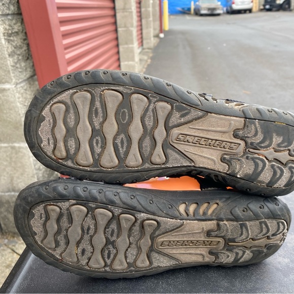 Skechers Outdoor Lifestyle Women’s Black White Strappy Sport Sandals Size 9 - Picture 11 of 11